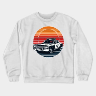 Police car Crewneck Sweatshirt